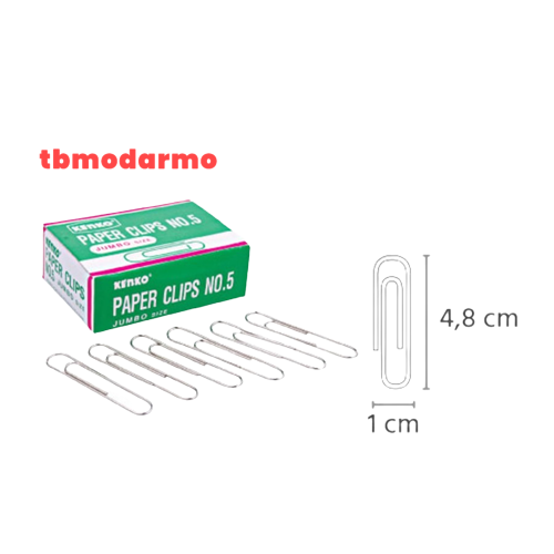 Tbmo Clip Kenko Trigonal NO. 5 Jumbo / Klip Kertas