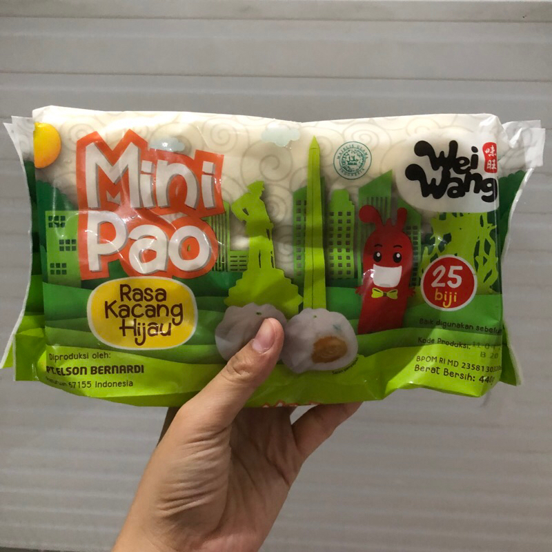 

Wei Wang Minipao Kacang Hijau 25pcs