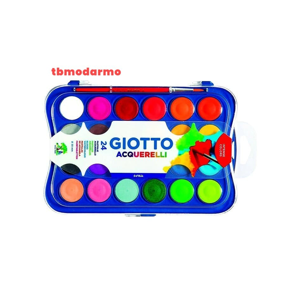 Tbmo Giotto Water Color Blocks 30MM 24Warna Bantex 352400 / Cat Air