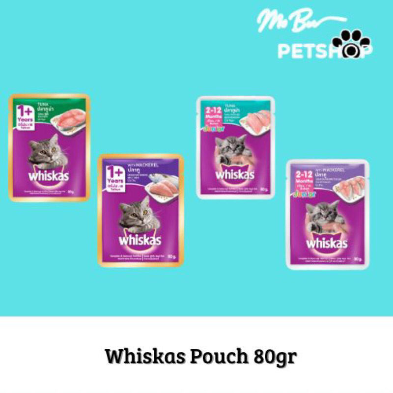 Makanan Kucing Whiskas Sachet Pouch Wet Food