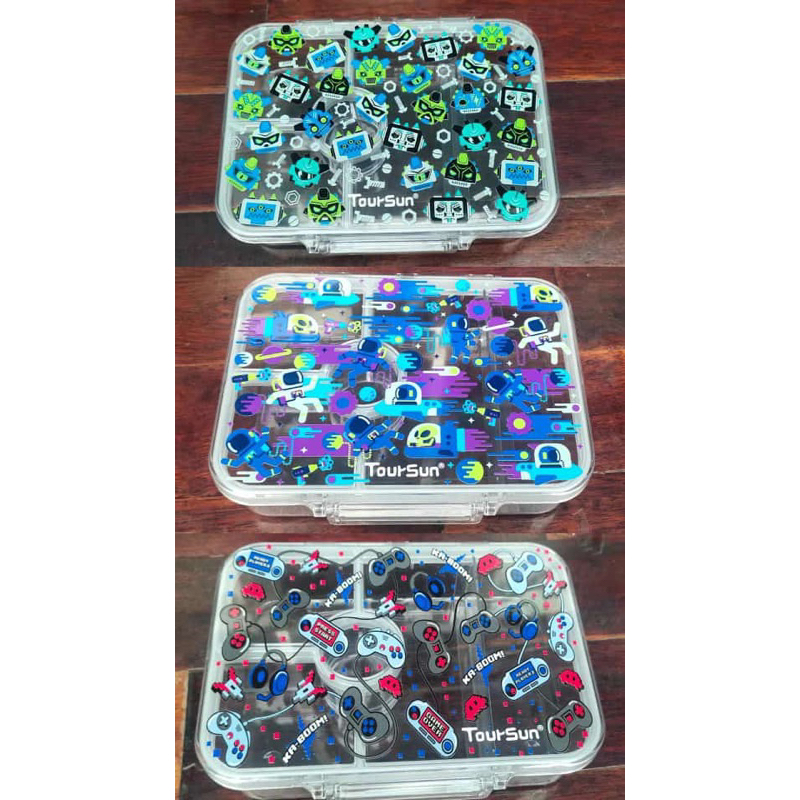 Lunch Box Transparan / Bento transparan toursun anak