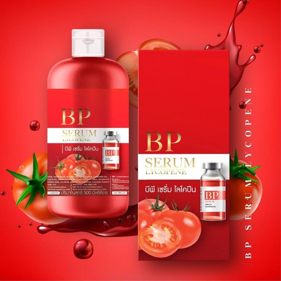 BP SERUM 500ml LYCOPENE ARBUTIN GLUTATHIONE THAILAND