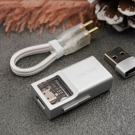 TANCHJIM SPACE Portable DAC AMP 3.5mm 4.4mm Dual CS43131 Portable DAC AMP 3.5mm 4.4mm Converter Adap