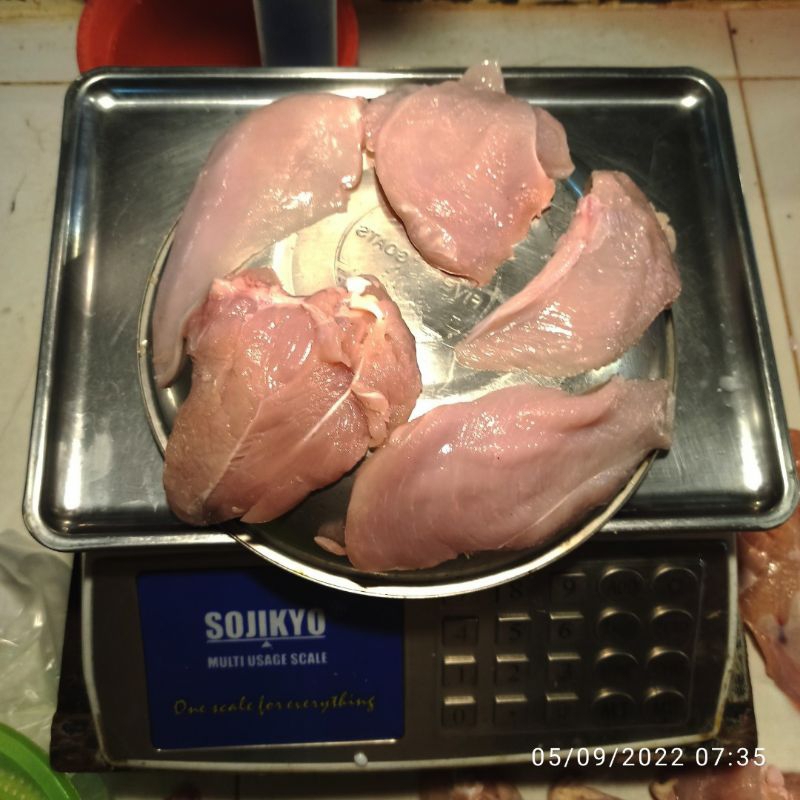 

Dada fillet/potongan katsu/tipisin grill [ORDER 500-GRAM]