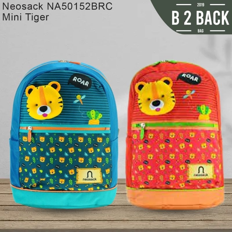 TAS RANSEL JALAN | RANSEL SEKOLAH | RANSEL SD | RANSEL ANAK NEOSACK MINI TIGER & CUTE CAT - ORIGINAL