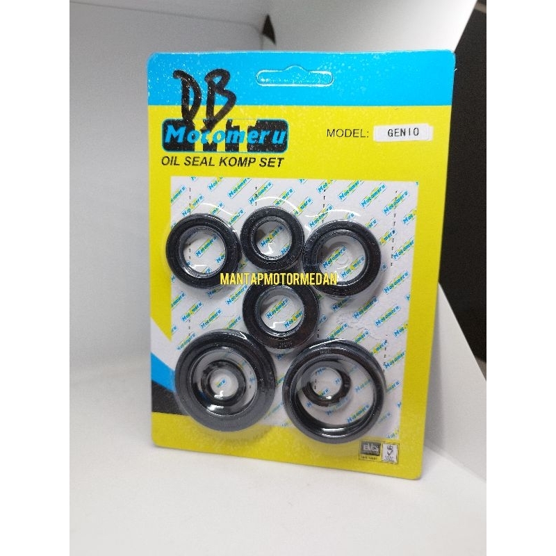 Seal Sil Oil Seal Komplit Set Honda Genio Beat 2020 Scoopy Donat 2020