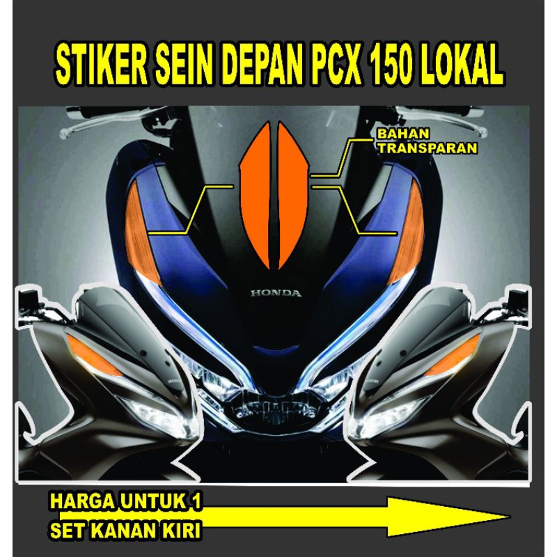 stiker sein  pcx 150 lokal SEIN DEPAN /vietnam mode