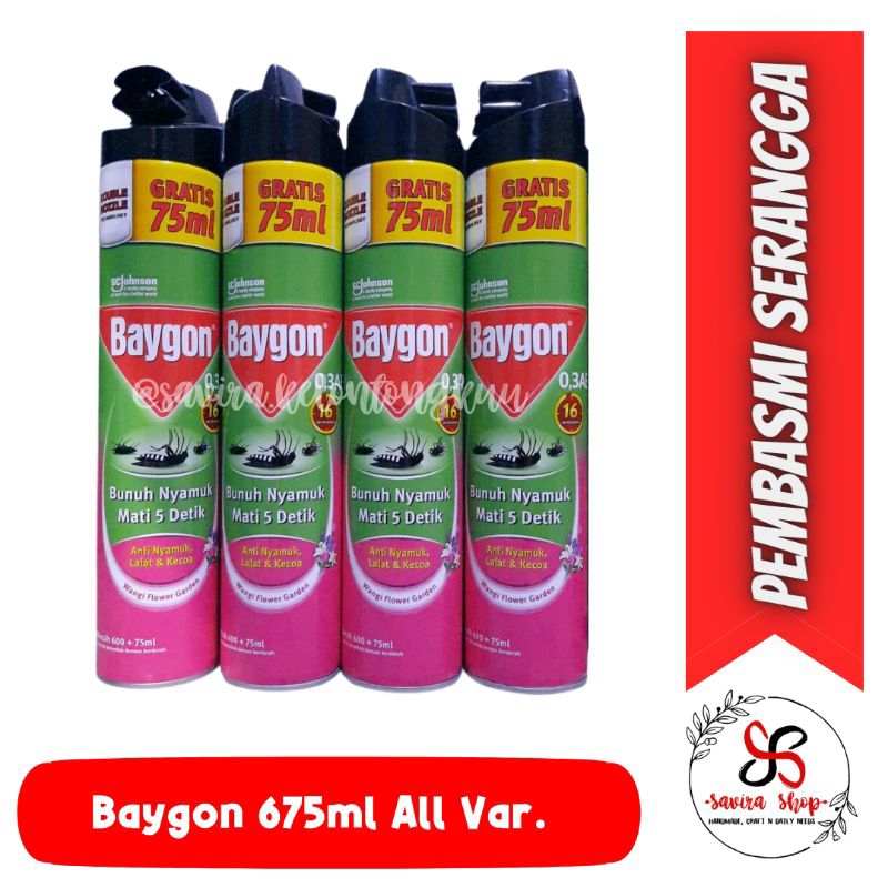 Baygon 600ml+75ml All Varian