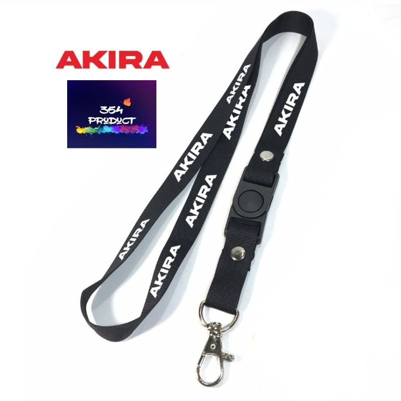 TALI LANYARD AKIRA GANTUNGAN KUNCI/ ID CARD/ HP/GANTUNGAN FLASHDISK/GANTUNGAN POD