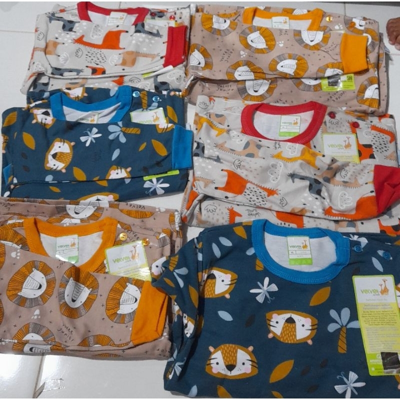 Setelan anak Velvet jonior Motif New