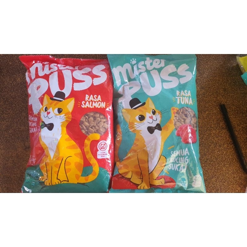 Mister Puss Tuna dan Salmon 400gr