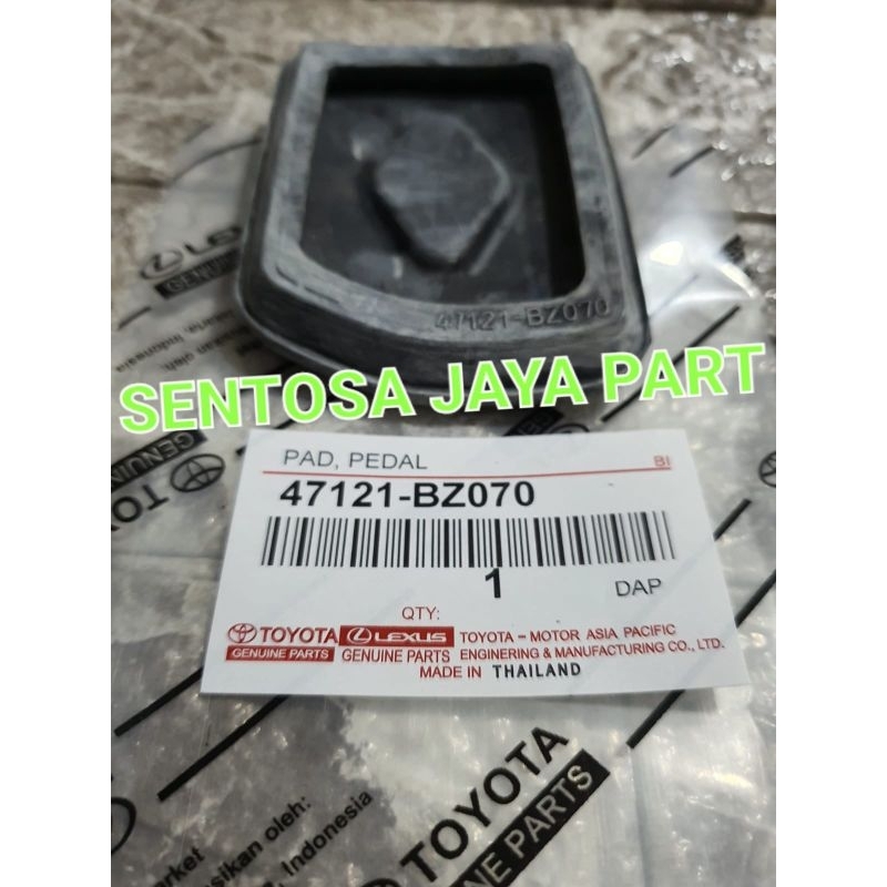 KARET PEDAL REM AUTOMATIC MATIC RAIZE ROCKY AVANZA XENIA 2022 UP ASLI