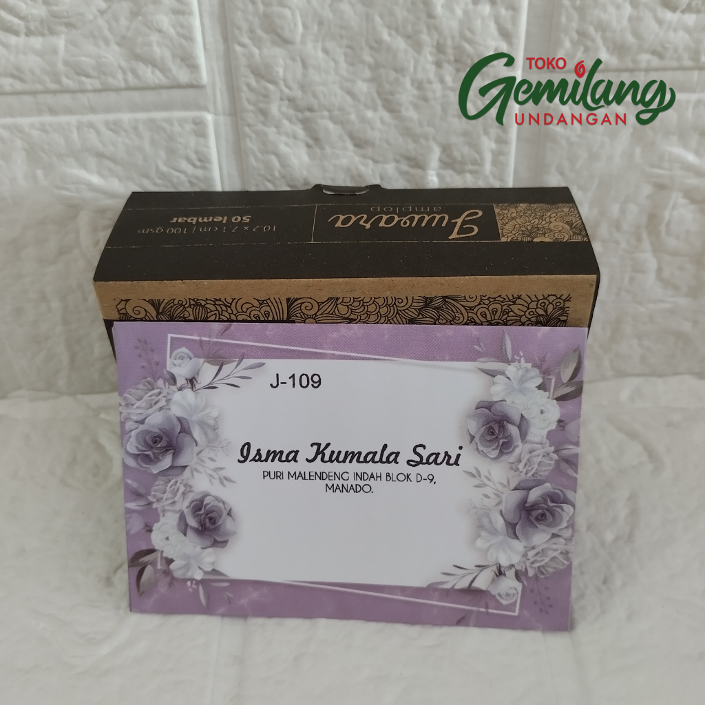 

Amplop Kondangan / Sumbangan Nikah Motif Juwara J 109 Isi 50 Harga Murah
