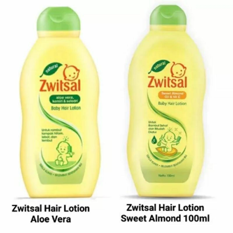 Zwitsal baby hair lotion 100 /Aloe Vera/ sweet almond oil &amp; vit.E