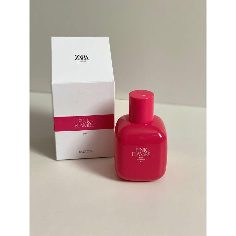 PARFUM ZARA PINK FLAMBE 90ML ORI-IMPORT SINGAPORE