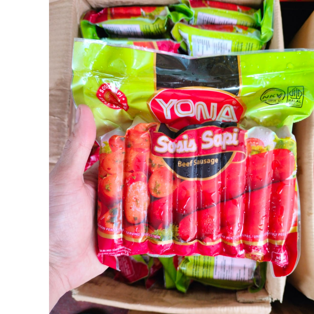 Sosis Bakar Sapi Merk Yona
