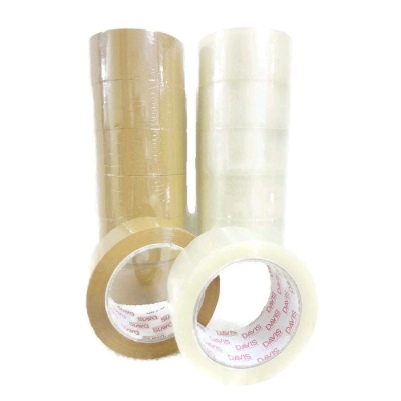 

Lakban Coklat Bening 45mm 100yard / Solasi Bening Coklat 100 yard