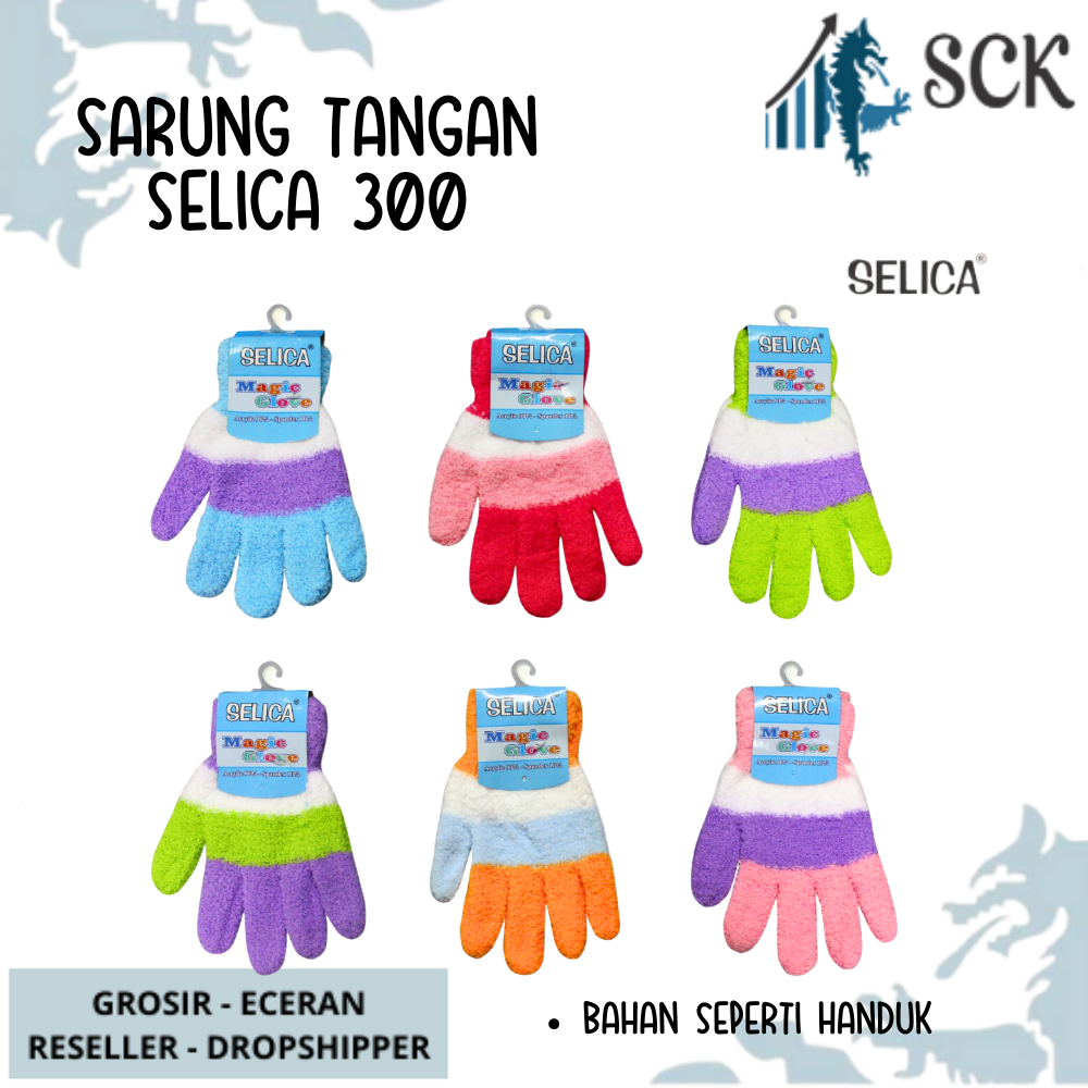 Sarung Tangan SELICA 300 Polos WARNA / Sarung Tangan Perempuan Dewasa Wanita / Perlengkapan Otomotif - sckmenwear GROSIR