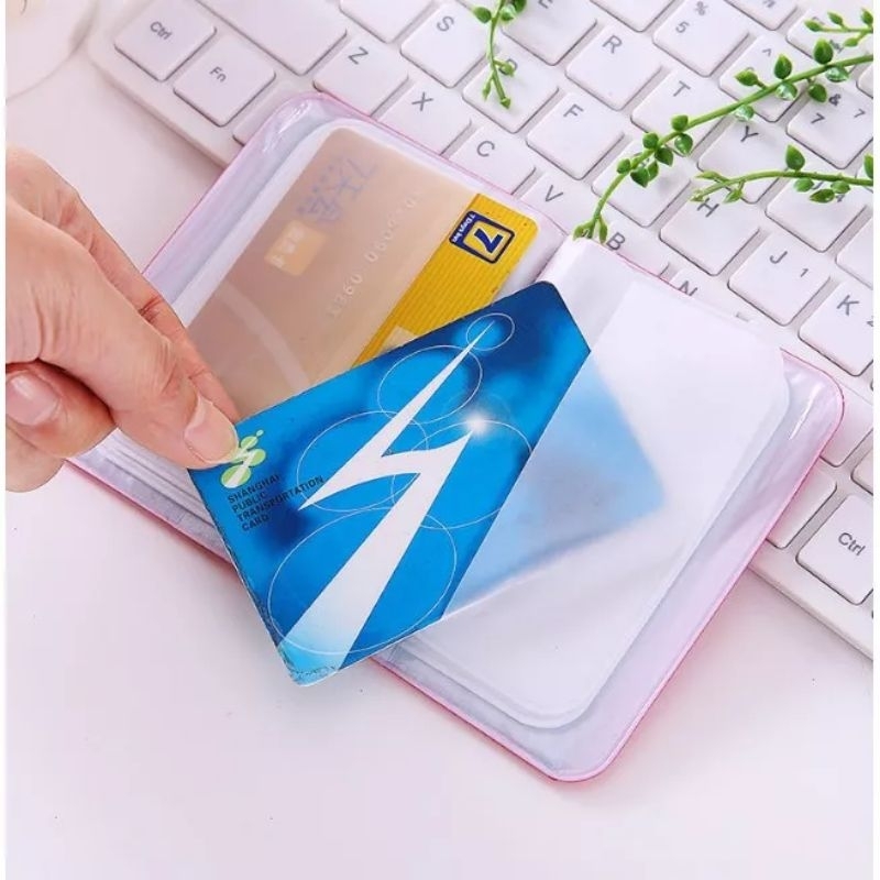 Dompet Tempat Kartu Nama Kredit ATM Card ID Holder Souvenir Pernikahan Pesta