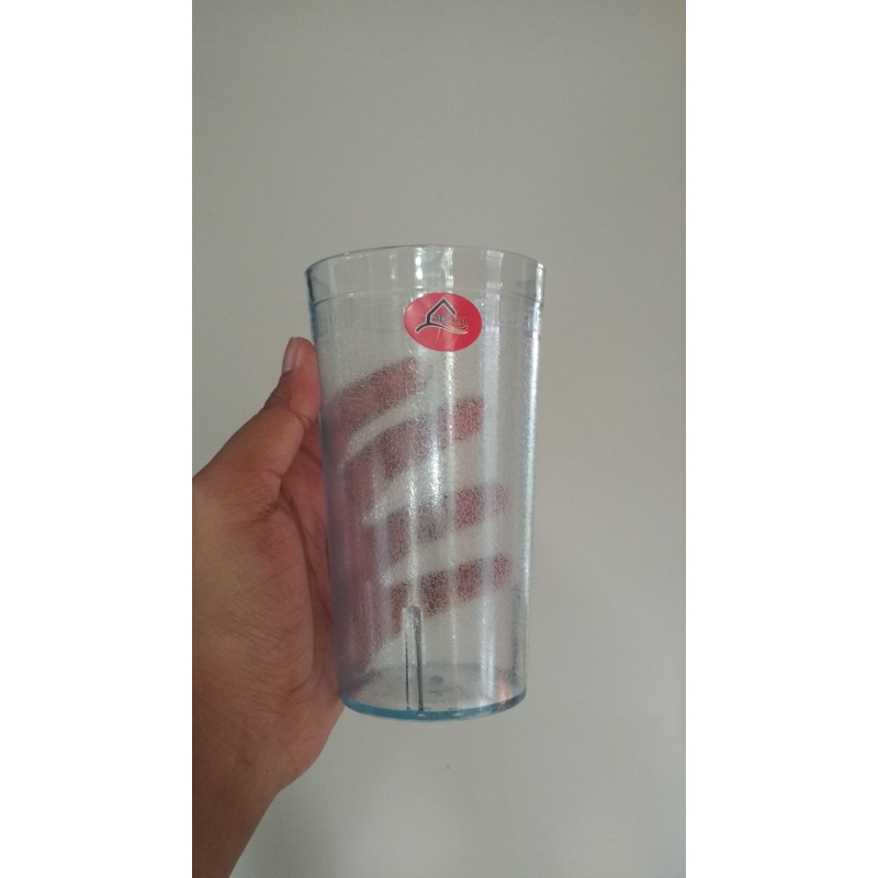 Gelas Plastik Mika 400ml dan 600ml Untuk Cafe Restoran dan Warung / Gelas Juice / Gelas Es Teh / Gel