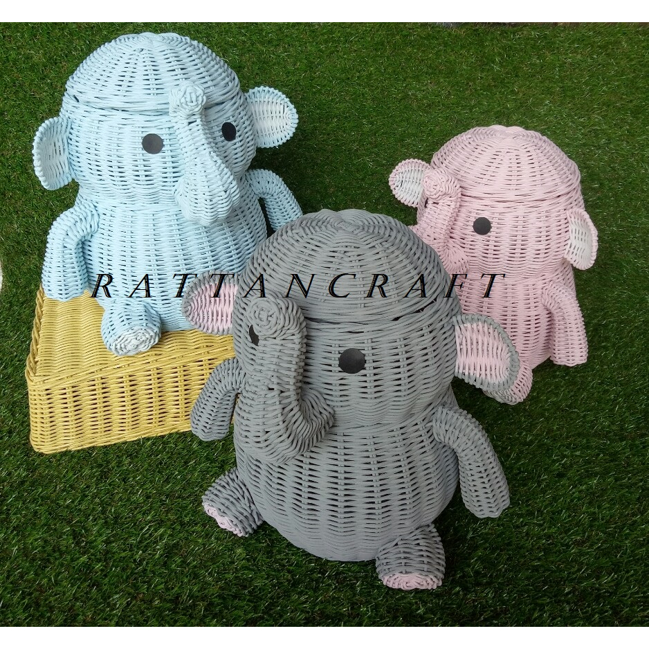Rotan gajah full badan diameter 20cm/gajah rotan