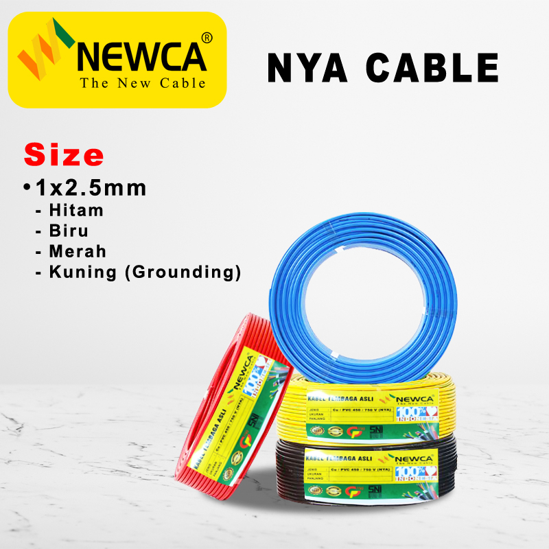 Kabel Listrik NYA / Kabel Newca 2.5mm Kabel Engkel Asli Tembaga