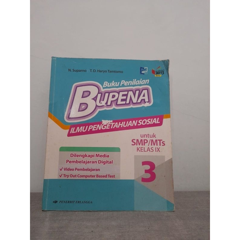 

Bupena IPS untuk SMP/MTs IX