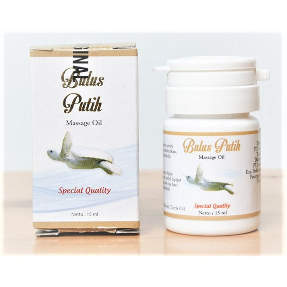 BPOM BULUS PUTIH MASSAGE OIL / MINYAK BULUS ORIGINAL