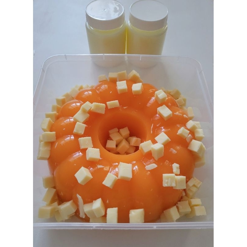 

puding mangga keju / mango cheese puding