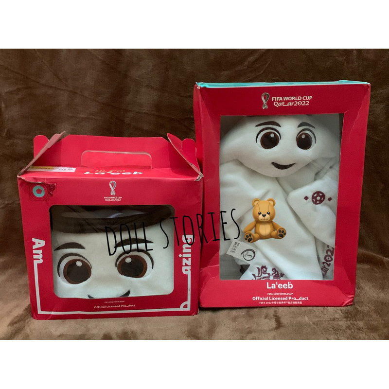 [Doll Stories] || READY STOCK OFFICIAL MASCOT FIFA WORLD CUP QATAR 2022 LA’EEB || OFFICIAL LICENSED 