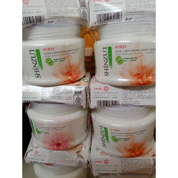 Lulur Shinzui 200gr free sabun batang original termurahh