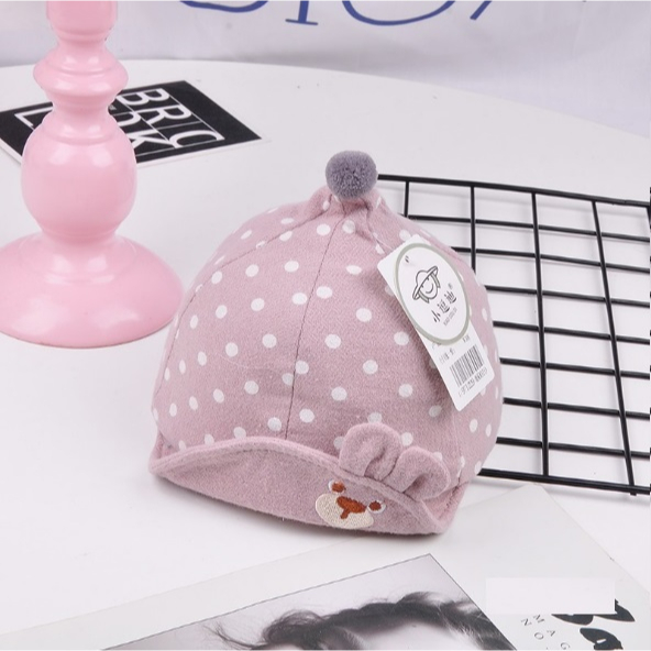 Topi Anak Kecil Polkadot