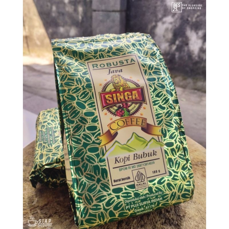 

kopi singa robusta kopi bubuk 180gram