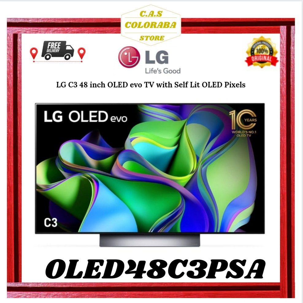 TV LG OLED48C3PSA SMART TV 48 INCH UHD HDR 4K OLED48 OLED48C3 48C3PSA TV LG 48 INCH