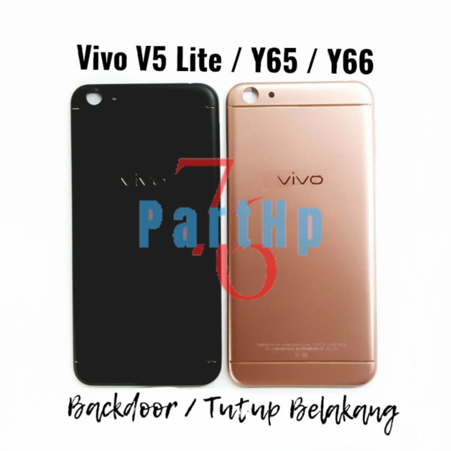 Backdoor Penutup Casing Belakang Handphone Vivo V5 Lite Y65 Y66 Tutup - pink