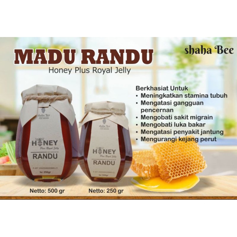 

100% Madu asli, Madu murni, Madu randu