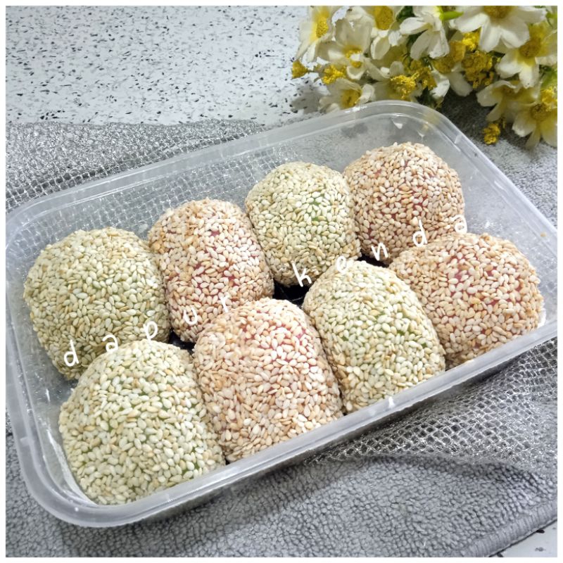 Mochi Kacang Wijen isi 8 / Mochi Wijen Semarang / Mochi Wijen Besar 8