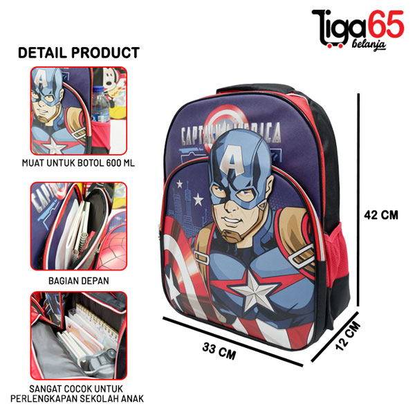 TAS RANSEL / Backpack / Tas Punggung / Ransel / Tas Anak / Karakter / Bag Ransel 6043 16&quot;