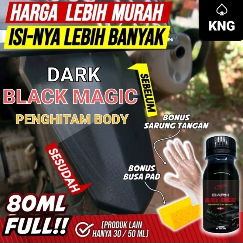 Penghitam Body Motor Dark Black Magic 80 Ml Originial Permanen Lebih Ekonomis