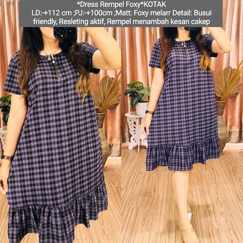 Dress Foxy / Dress Foxy Rempel / Dress Foxy Susun / Dress Foxy Canda / Dress Foxy Busui / Daster Foxy / Daster Foxy murah / Daster Foxy Rempel