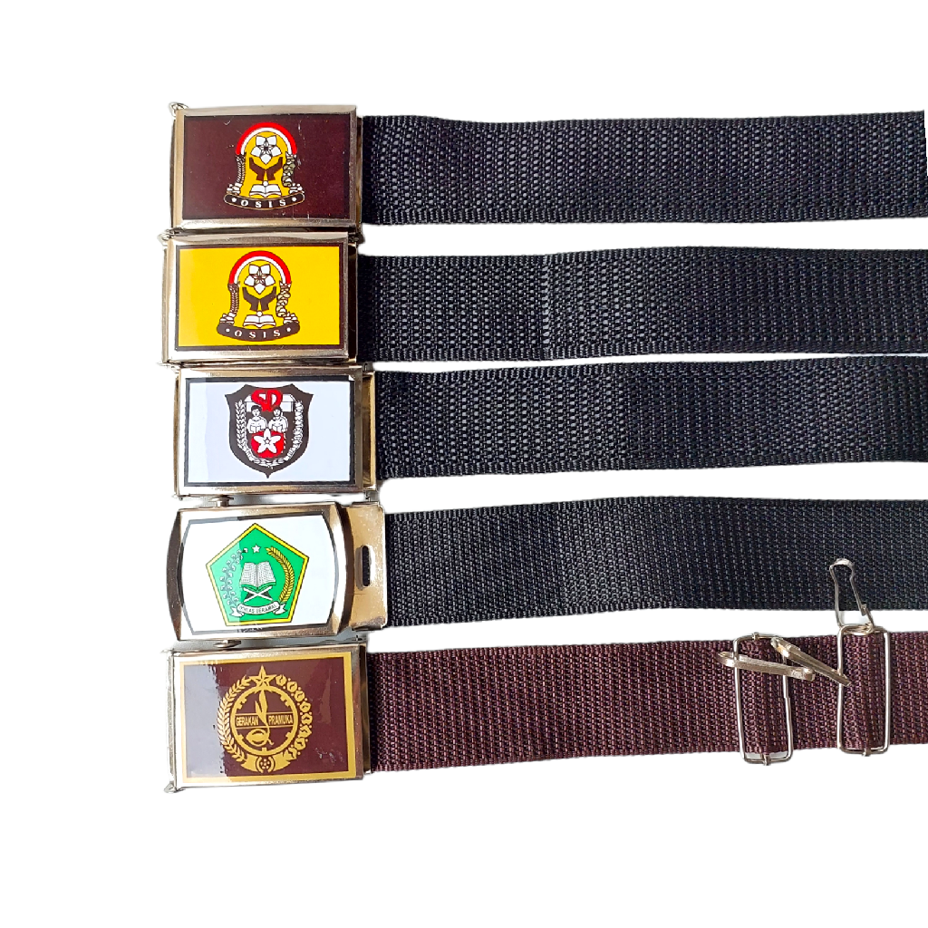Sabuk Gesper Ikat pinggang Anak sekolah SD SMP SMA PRAMUKA Perlengkapan sekolah-1