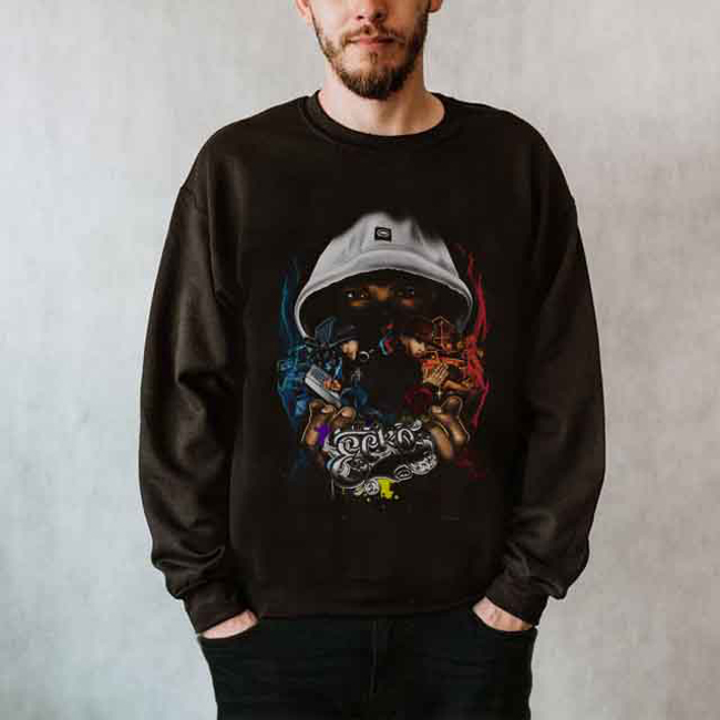 Sweater Ecko UNLTD x G-Unit Crewneck Sweeatshirt Bahan Katun