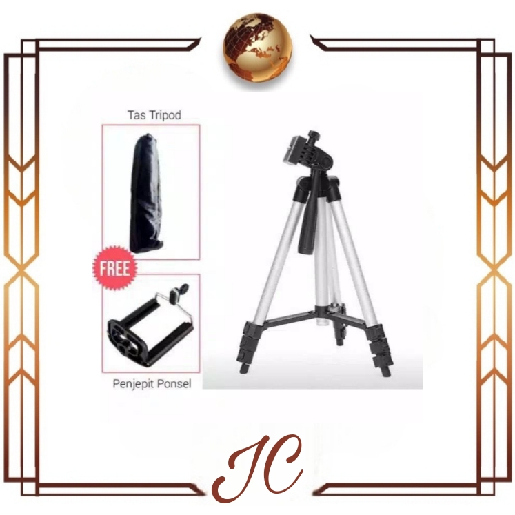 (JC) TRIPOD 1 METER HOLDER U WEIFENG WT 3110A FULL SILVER -3120A FULL BLACK PRODUK KITA SESUAI DI GAMBAR