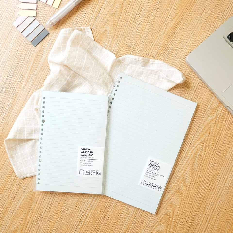

Colorplus Loose Leaf Colour A5 B5 Panmomo - Kertas Loose Leaf Warna Isi 60 lembar