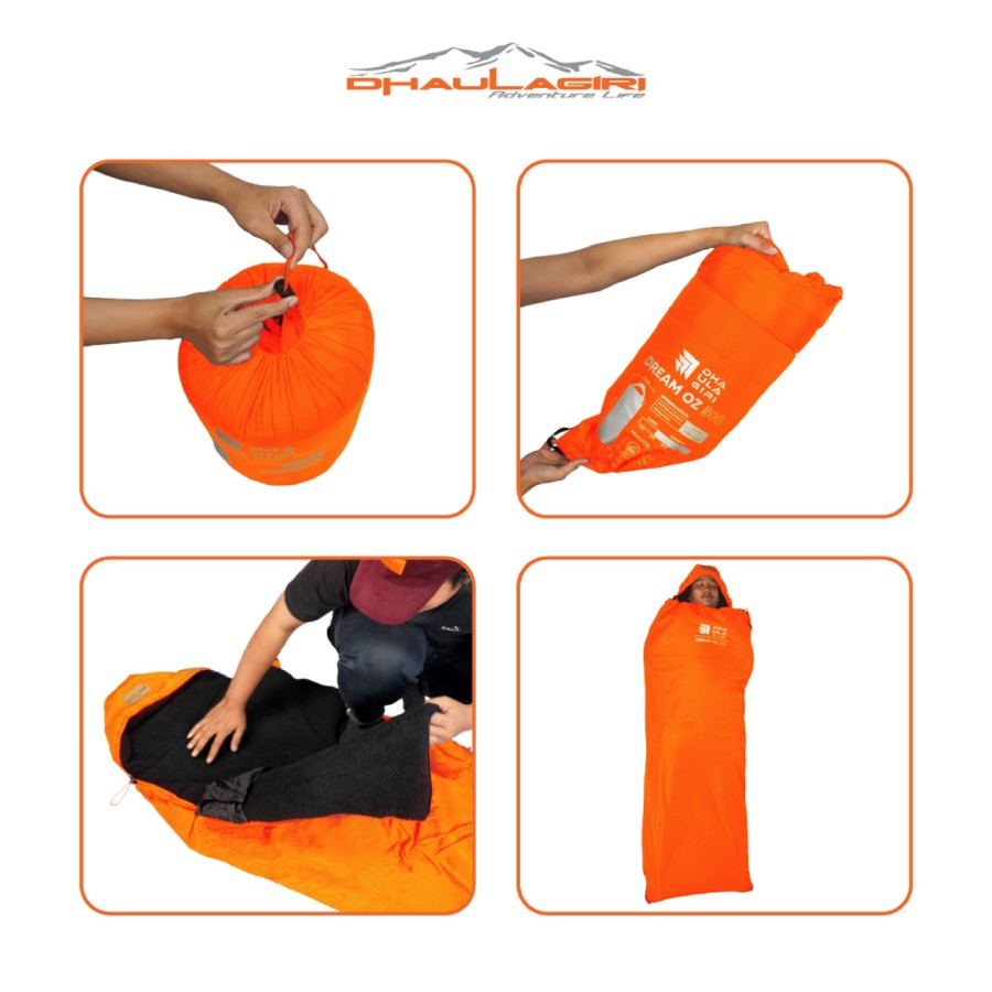 Sleeping Bag Polar Dhaulagiri Dreamoz 500 // Kantong Tidur Dhaulagiri Original Berkualitas