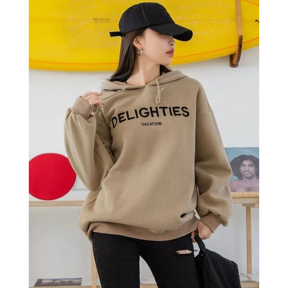 DELIGHTS SWEATER OVERSIZE SWEATER KOREAN STYLE FLEECE