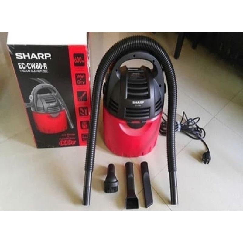 (Khusus Wilayah Kota Palembang) Penyedot Debu Vacum Cleaner SHARP ECCW60 (Basah & Kering) Palembang
