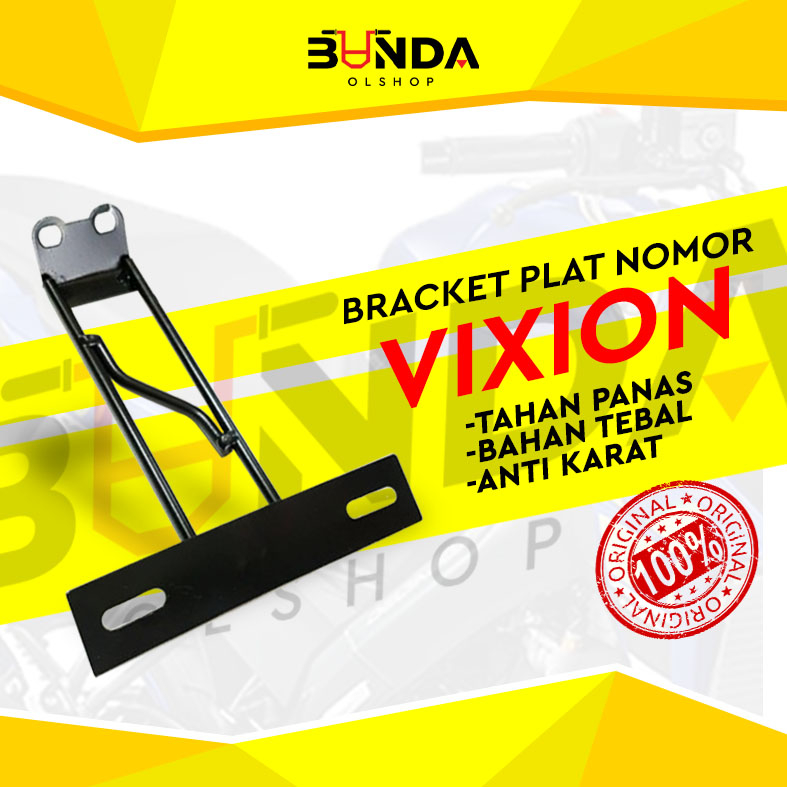 Dudukan plat nomer depan vixion