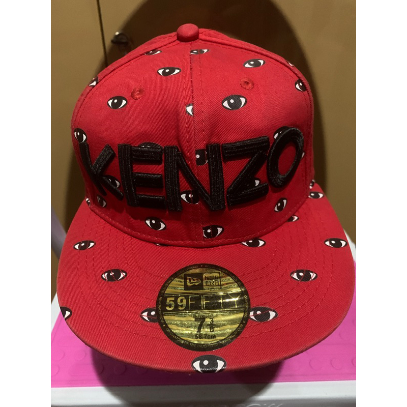 Topi New Era sekon “KenZO” merah 7 3/8