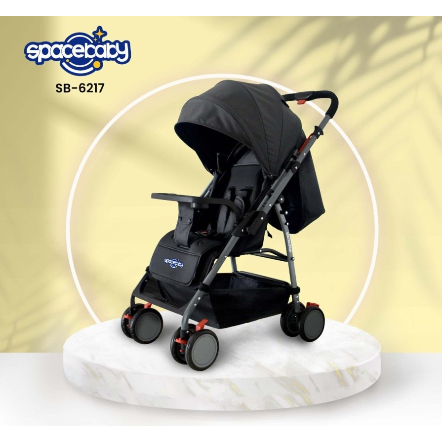 Stroller Spacebaby SB 6217 Reversible Bisa Hadap Ibu Kereta Bayi Space Baby SB6217